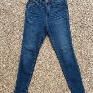 Madewell Women's Skinny Jeans in Deep Blue